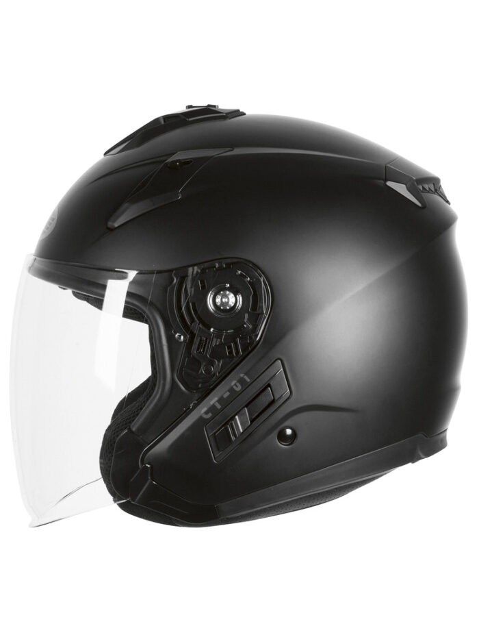 Ozone Kask OPEN FACE CT-01 Black Matt - obrazek 2