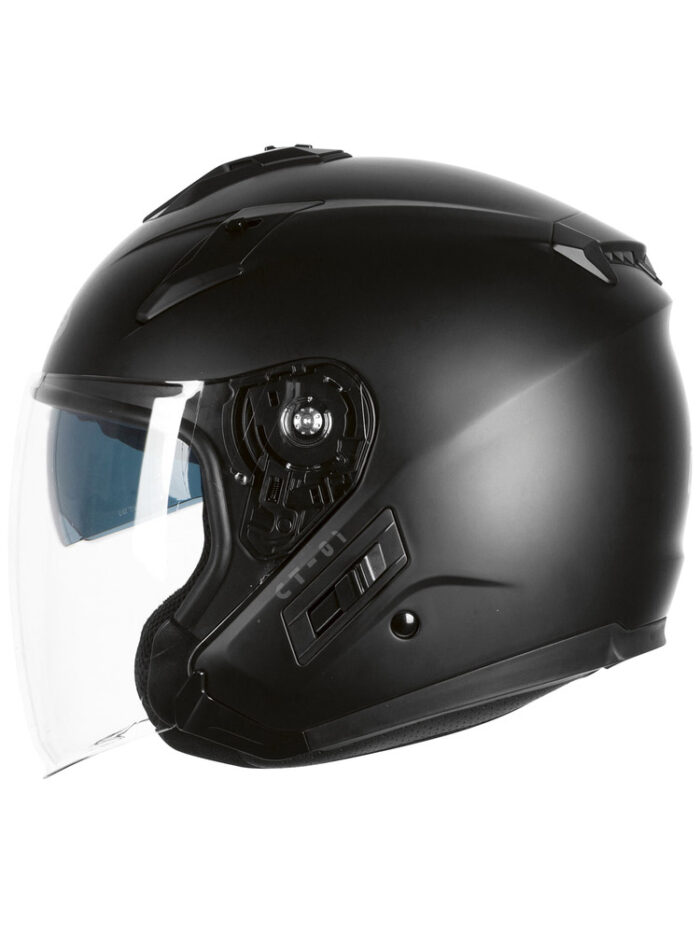 Ozone Kask OPEN FACE CT-01 Black Matt - obrazek 3