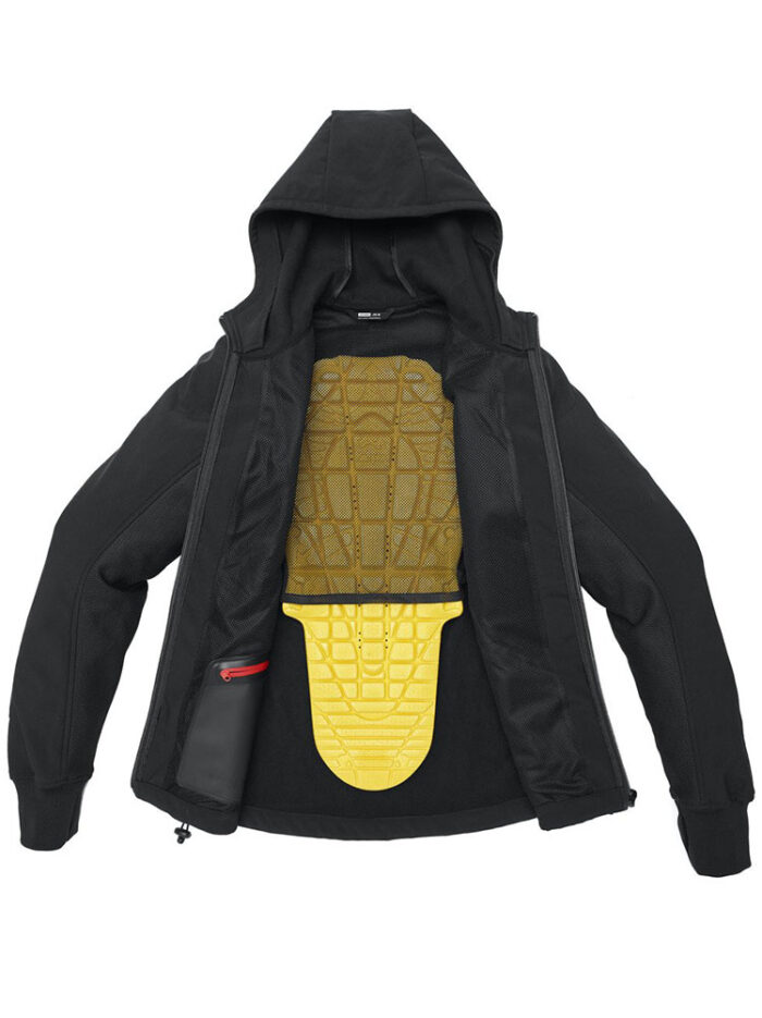 SPIDI Kurtka HOODIE ARMOR EVO Black - obrazek 4