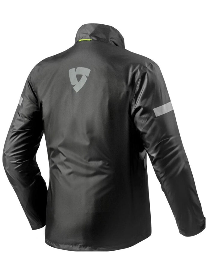 Rev'it Kurtka przeciwdeszczowa CYCLONE 2 H2O Black - obrazek 2