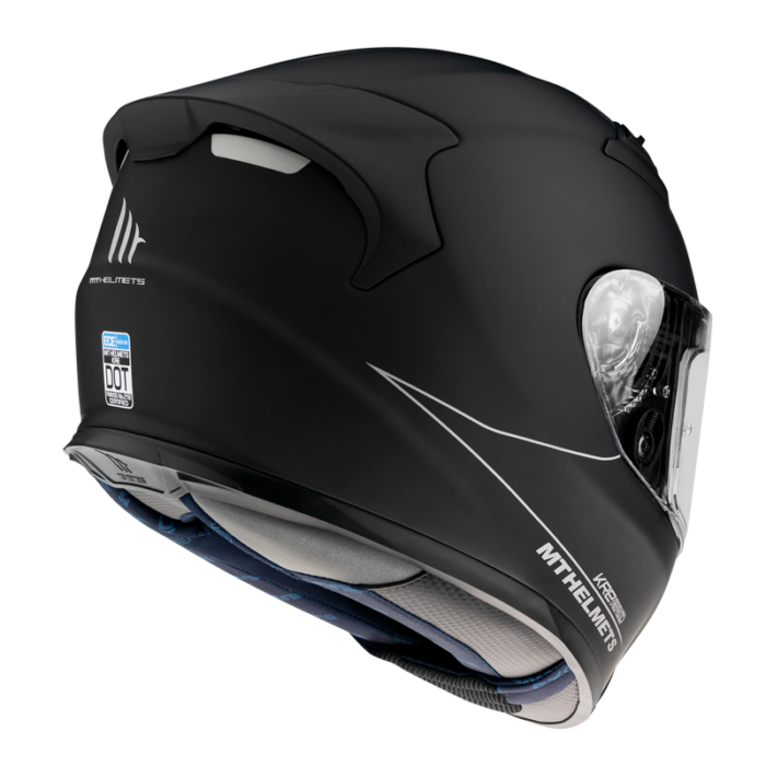 MT HELMETS Kask KRE SV SOLID Matt Black - obrazek 2