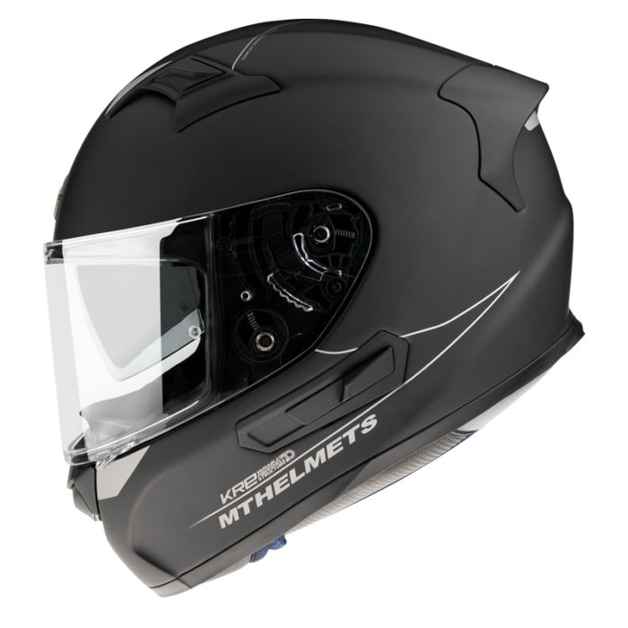 MT HELMETS Kask KRE SV SOLID Matt Black - obrazek 3