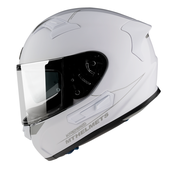 MT HELMETS Kask KRE SV SOLID Gloss Pearl White