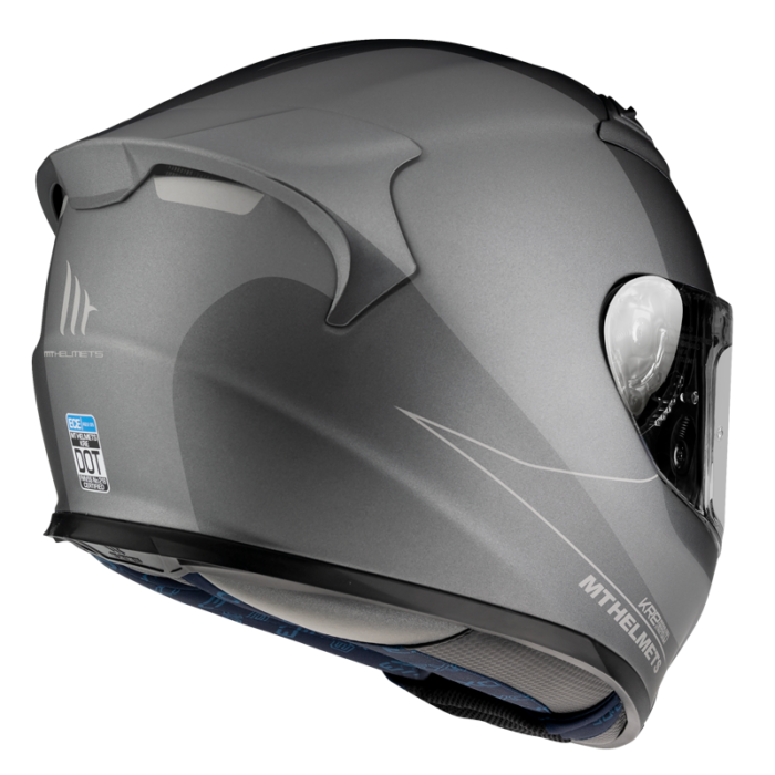 MT HELMETS Kask KRE SV SOLID Gloss Titanium - obrazek 2