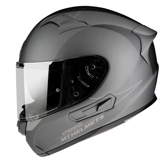 MT HELMETS Kask KRE SV SOLID Gloss Titanium - obrazek 3