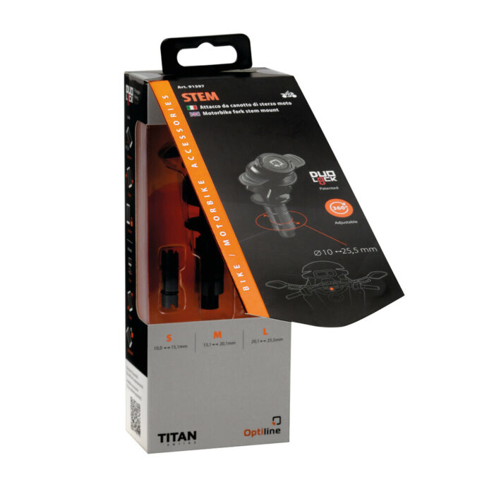 LAMPA Mocowanie w sztycy widelca motocykla TITAN OPTI STEM - obrazek 15