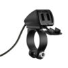LAMPA Wodoodporna podwójna ładowarka USB TREK, 3 rodzaje mocowana, 5400mA, 30W, 12/24V