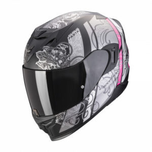 SCORPION Kask EXO-520 EVO AIR FASTA Matt Black/Silver/Pink