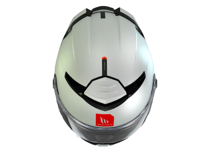 MT HELMETS Kask THUNDER 4 SV Solid Gloss Pearl White - obrazek 5