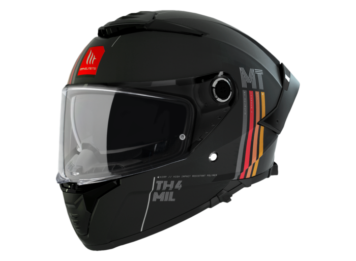 MT HELMETS Kask THUNDER 4 SV Mil Matt Black