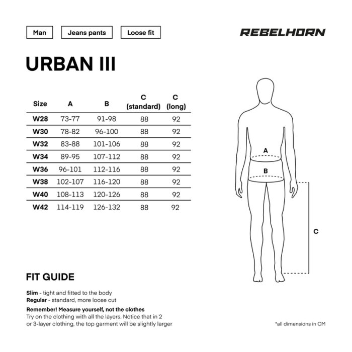 Rebelhorn Spodnie URBAN III WASHED Black - obrazek 10