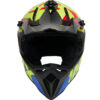 IMX Kask FMX-02 Black/Fluo Yellow/Blue/Fluo Red Gloss Graphic - obrazek 3
