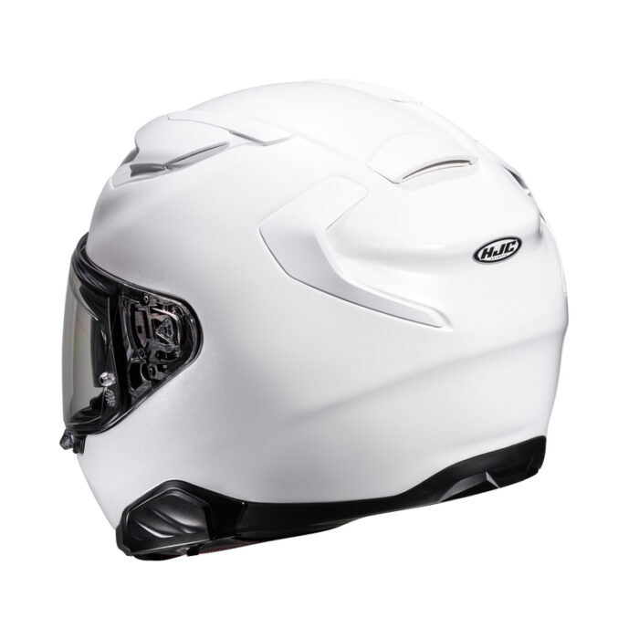 HJC Kask F71 Solid Pearl White - obrazek 3