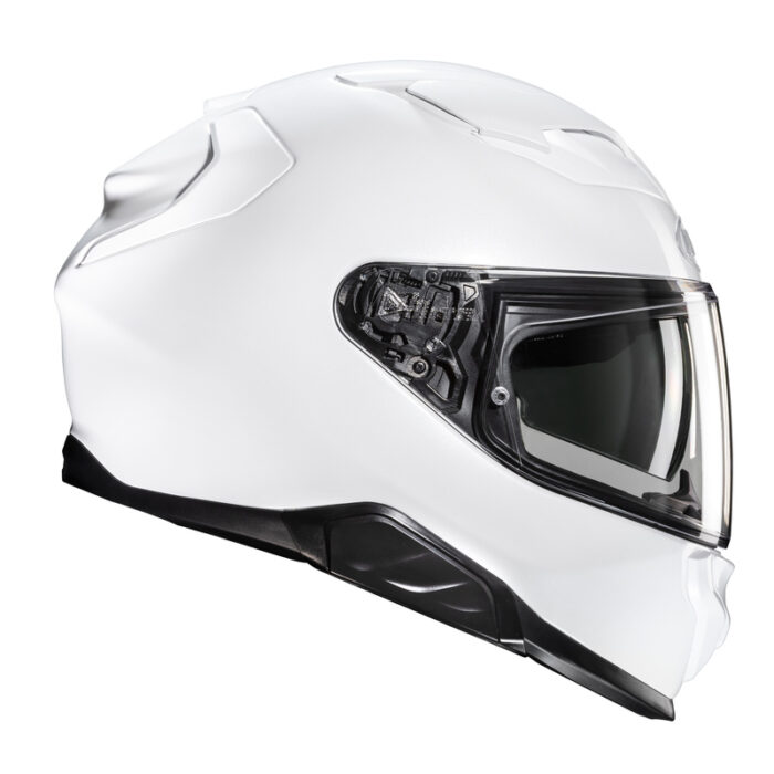 HJC Kask F71 Solid Pearl White - obrazek 5