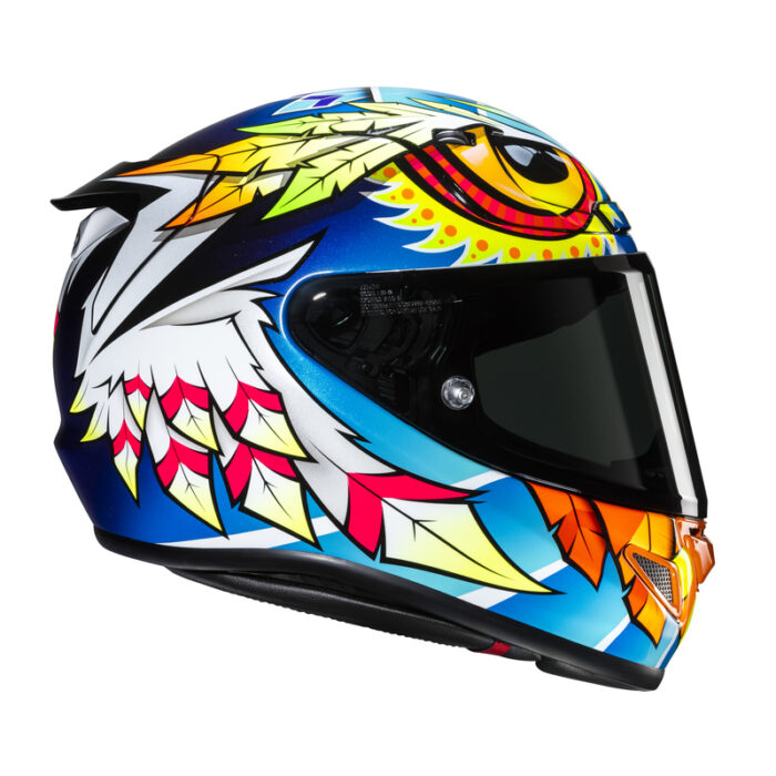 HJC Kask RPHA12 SPASSO Blue/Red - obrazek 2
