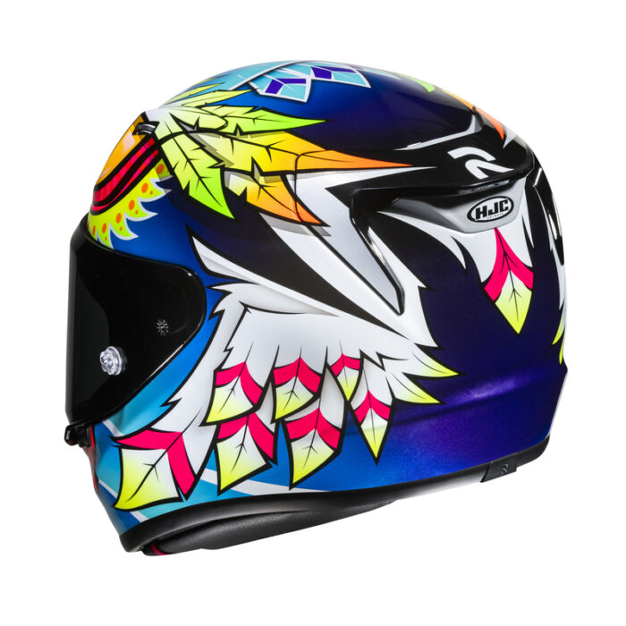 HJC Kask RPHA12 SPASSO Blue/Red - obrazek 3