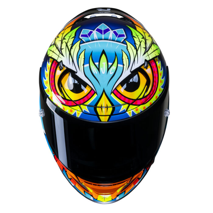 HJC Kask RPHA12 SPASSO Blue/Red - obrazek 4