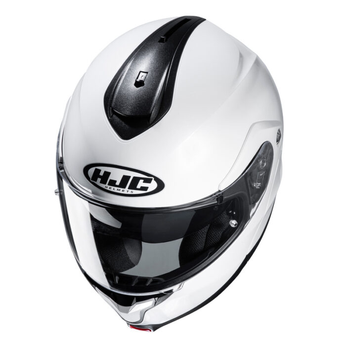 HJC Kask C91N Solid Pearl White - obrazek 2