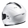 HJC Kask C91N Solid Pearl White - obrazek 3
