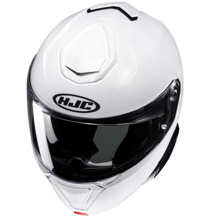 HJC Kask I91 Solid Pearl White - obrazek 2