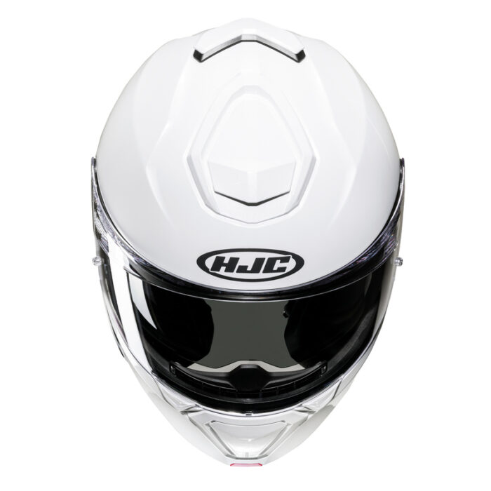 HJC Kask I91 Solid Pearl White - obrazek 4