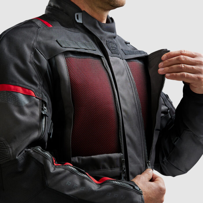 Rebelhorn Kurtka CUBBY V Black/Anthracite/Red - obrazek 4