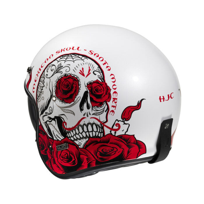 HJC Kask V31 DESTO White/Red - obrazek 2