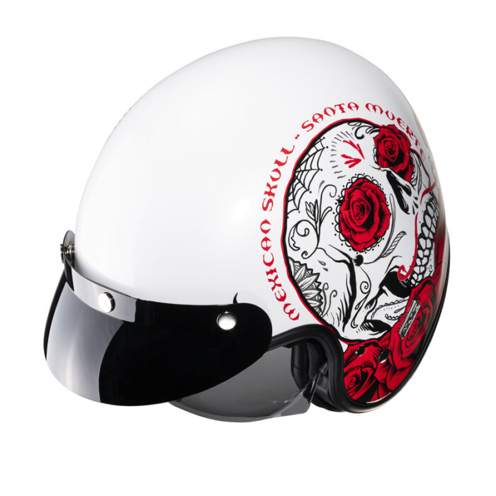 HJC Kask V31 DESTO White/Red - obrazek 3
