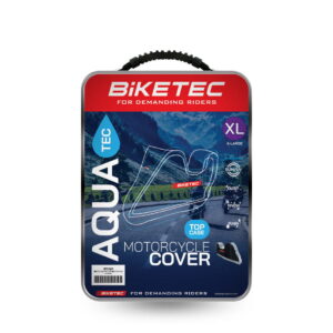 BIKETEC Pokrowiec wodoodporny na motocykl z miejscem na kufer AQUATEC