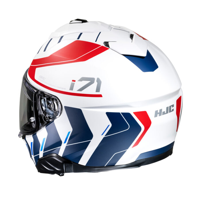 HJC Kask I71 SIMO White/Red/Blue - obrazek 3