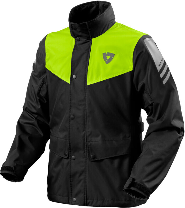 Rev'it Kurtka przeciwdeszczowa NITRIC 4 H2O Black/Neon Yellow