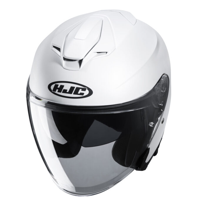 HJC Kask I30 Semi Flat Pearl White - obrazek 2