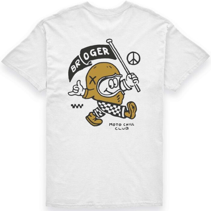 BROGER T-Shirt BROGER RACER White - obrazek 2
