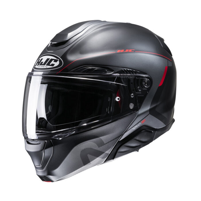 HJC Kask RPHA91 COMBUST Black/Red