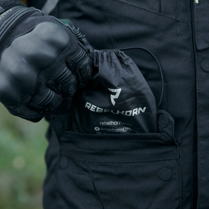 Rebelhorn Kurtka przeciwdeszczowa HORIZON Black - obrazek 8