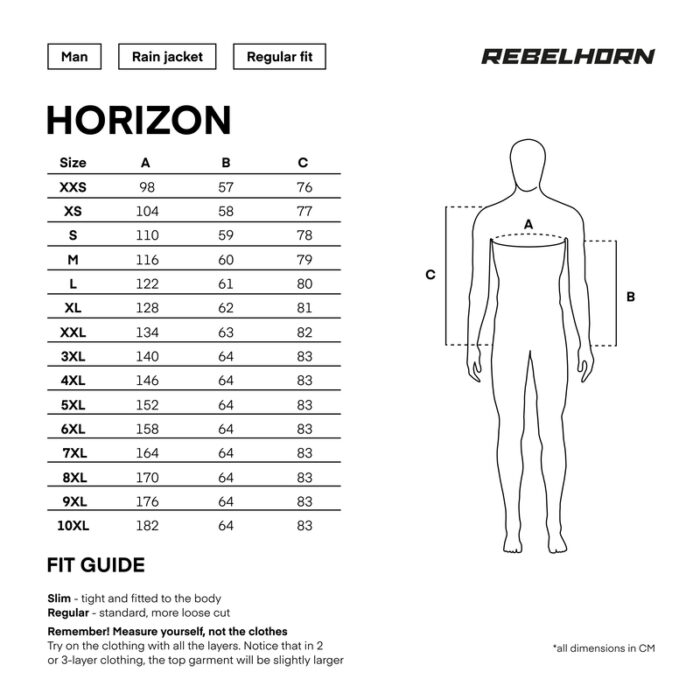Rebelhorn Kurtka przeciwdeszczowa HORIZON Black - obrazek 10