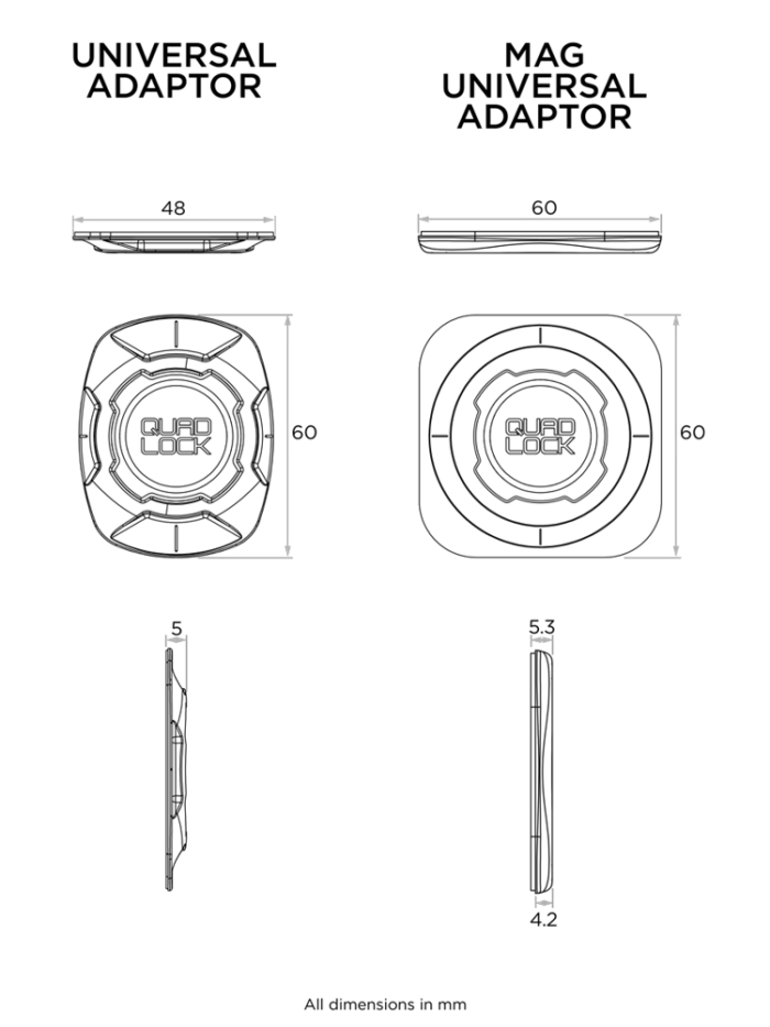 Quad Lock Uniwersalny Adapter V3 - obrazek 7