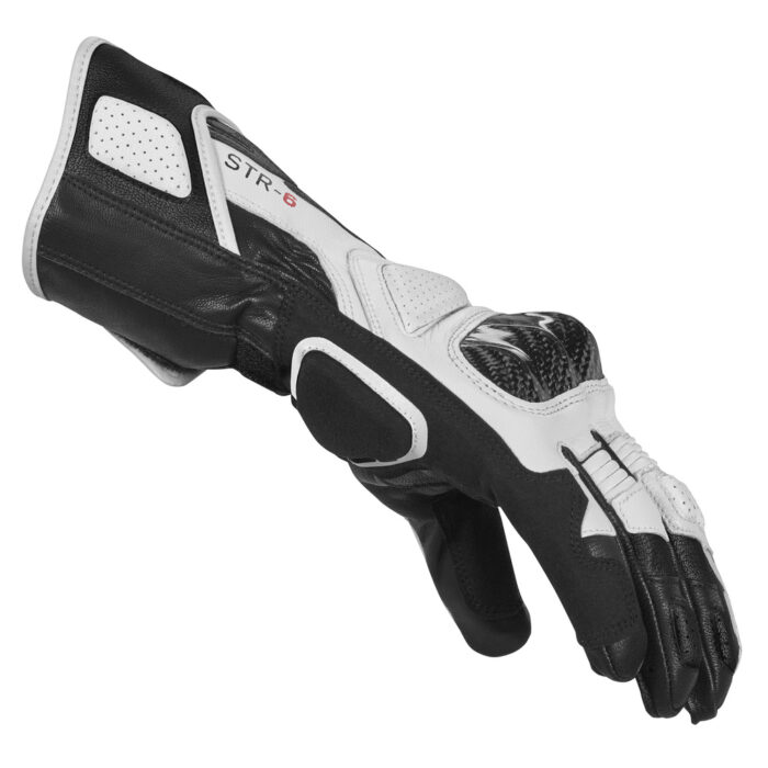 SPIDI Rękawice STR-6 Black/White - obrazek 3