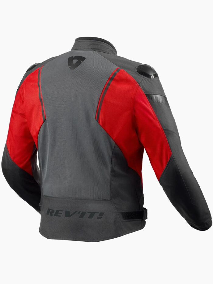 Rev'it Kurtka CONTROL AIR H2O Grey/Red - obrazek 2