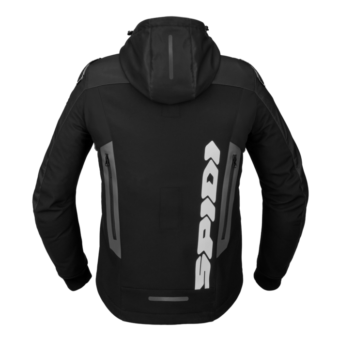 SPIDI Kurtka HOODIE WARRIOR Black/White - obrazek 2