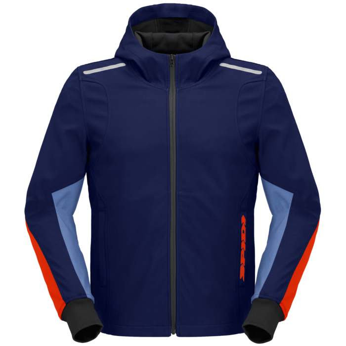 SPIDI Kurtka HOODIE ARMOR LIGHT Navy/Red