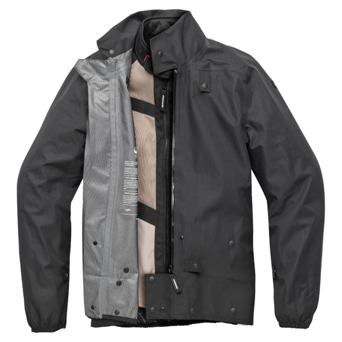 SPIDI Kurtka przeciwdeszczowa INSIDEOUT Black - obrazek 4