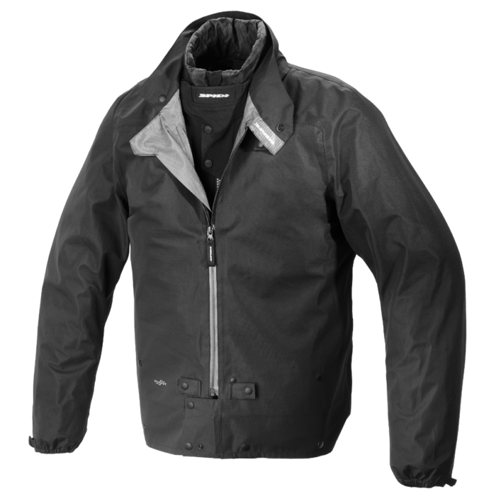 SPIDI Kurtka przeciwdeszczowa INSIDEOUT Black