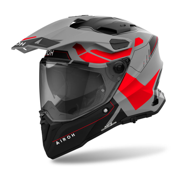 Airoh Kask COMMANDER 2 REVEAL Red Fluo Matt