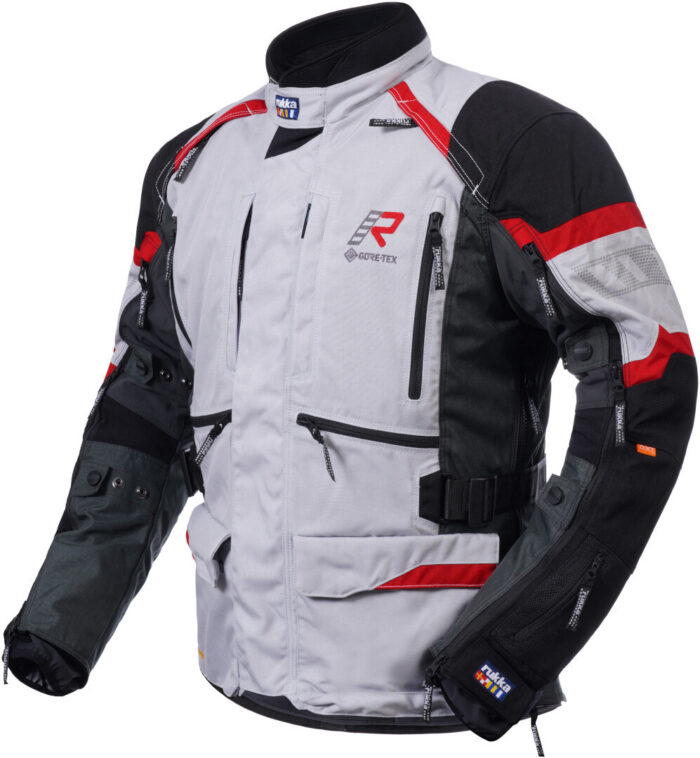 Rukka Kurtka MADAGASCA-R Light Grey/Black/Red