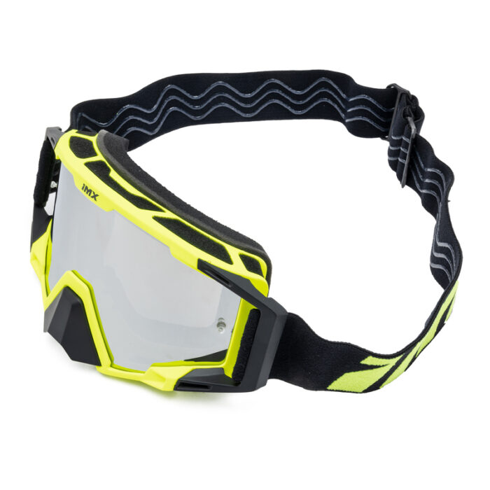 IMX Gogle SAND Fluo Yellow Matt/Black - Szyba Silver Iridium + Clear (2 szyby w zestawie) - obrazek 10