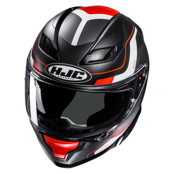 HJC Kask F71 ARCAN Black/Red - obrazek 2
