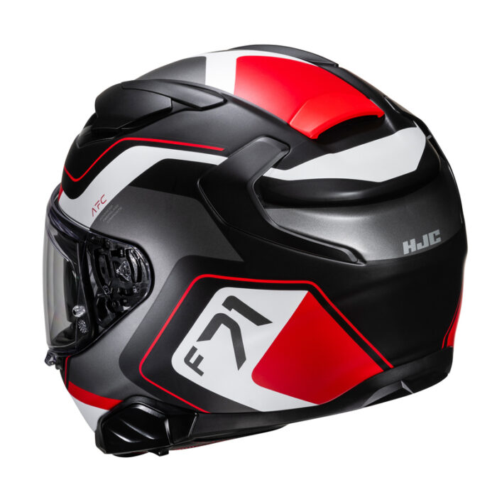 HJC Kask F71 ARCAN Black/Red - obrazek 3