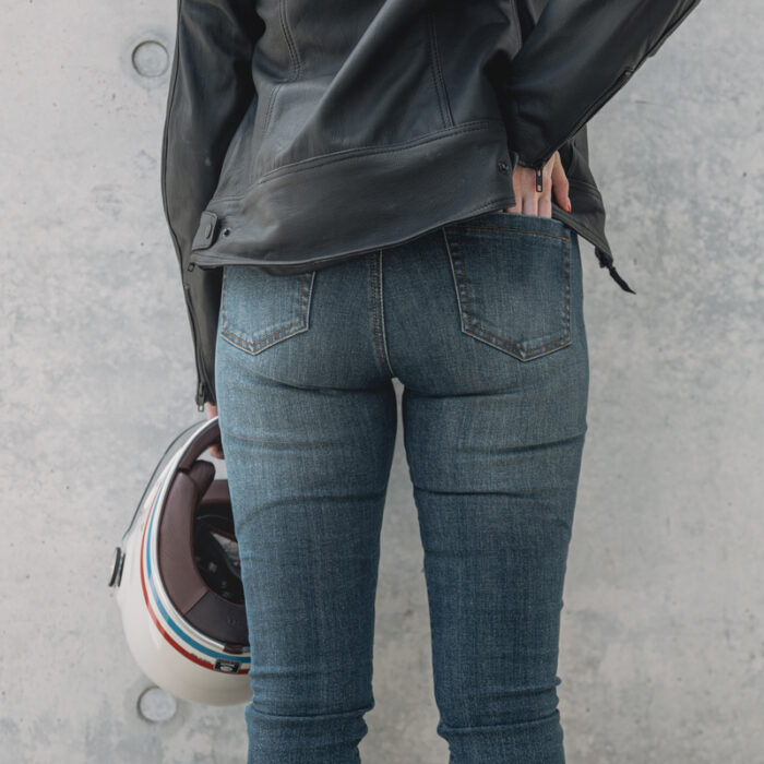 Rebelhorn Spodnie CLASSIC III Lady Skinny Fit Washed Black - obrazek 4