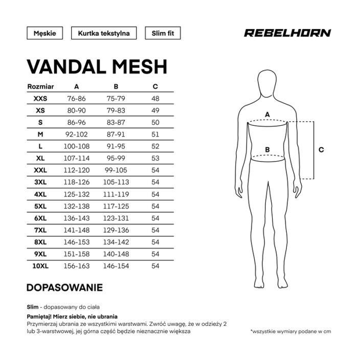 Rebelhorn Kurtka VANDAL MESH Black - obrazek 10